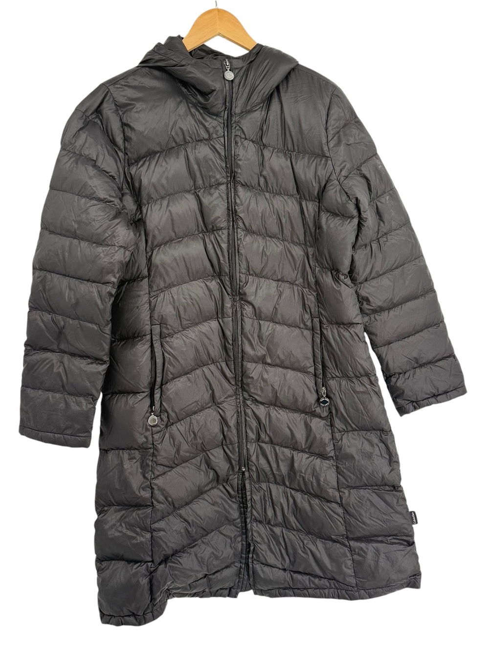 Calvin Klein Packable Puffer Jacket Premium Down Lightweight Coat Womens Size L